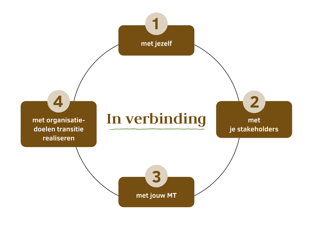 De vier elementen van verbindend leiderschap. Route naar succesvol leiden met impact en voldoening